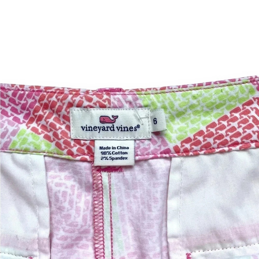 Vineyard Vines Neon Patchwork Whale Shorts - Picture 2 of 3